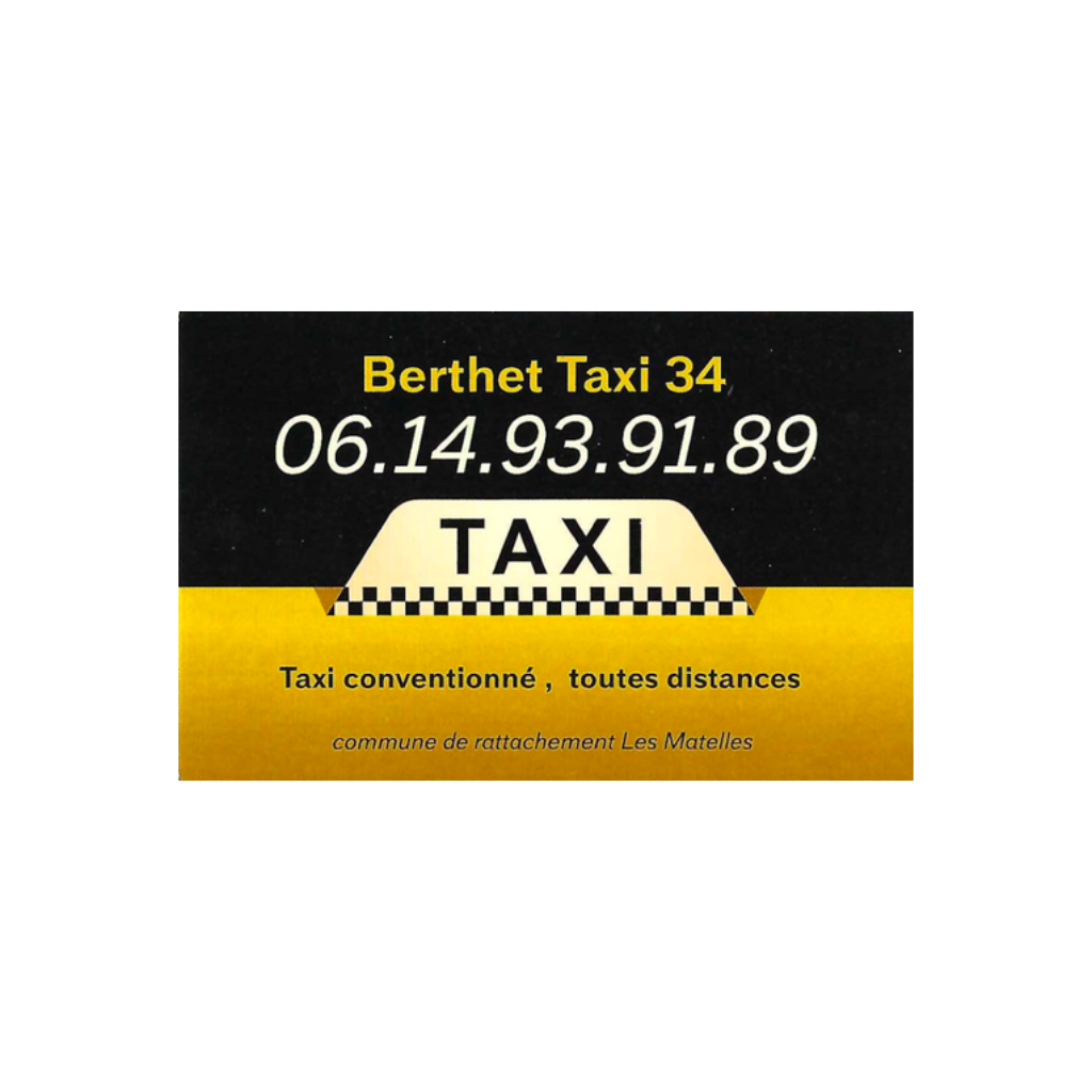 Berthet taxi34 logo transparent