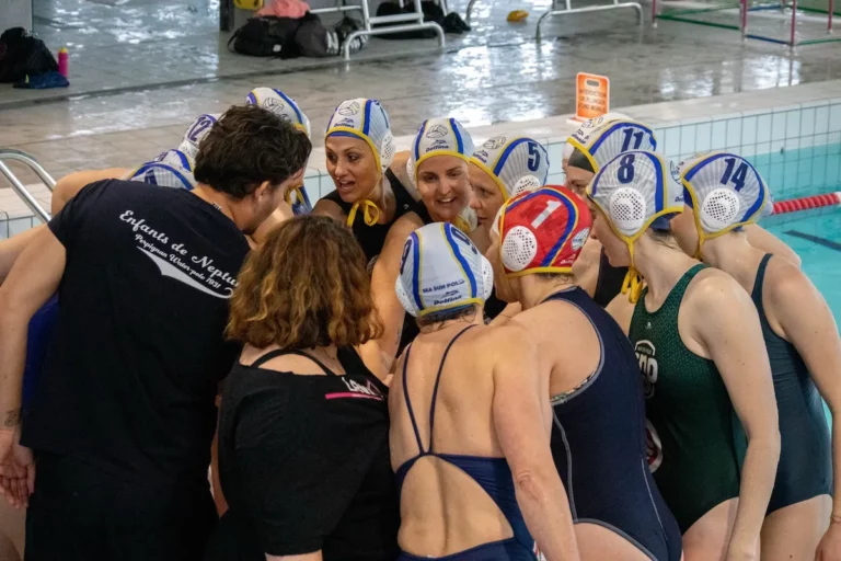 Joueuses de water-polo féminin réunies pour un match 100% féminin à Montpellier, organisé par Sea Sun Polo
